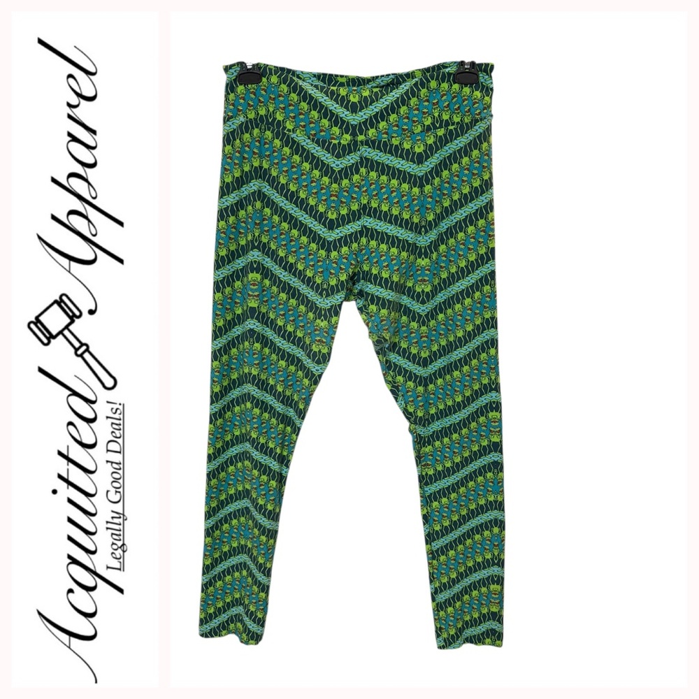 LuLaRoe Disney Kermit The Frog Patterned Leggings